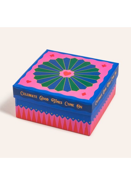 Shekou Porselen Dekoratif Obje 12X12X4 cm Renkli fırsatları