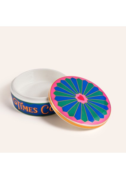 Shekou Porselen Dekoratif Obje 12X12X4 cm Renkli