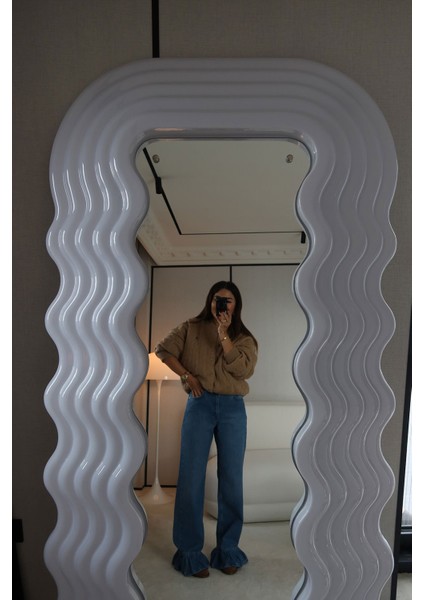 Paçası Fırfırlı Wideleg Jean