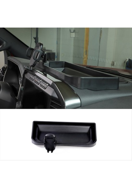 Ford F150 2021-2024 Iç Aksesuarlar Için Dash Monte Telefon Tutucu Merkez Konsolu Saklama Kutusu Tepsisi (Yurt Dışından) fırsatları