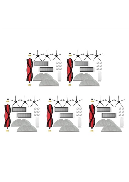 Xiaomi Roborock Için 5x Aksesuarlar S5 Max S6 Max S6 Pure S6 Maxv S50 S51 S55 S60 S65 S5 S6 Vakum Süpürge (Yurt Dışından)