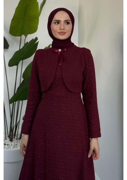 Luvane Fiyonk Elbise Bordo fiyatları