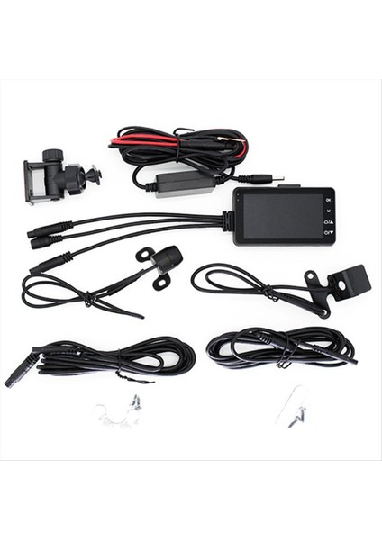 Motosiklet Sürüş Kaydedici Tüm Motosiklet Ses Kayıt Fonksiyonları Için Su Geçirmez Çift Kamera Kaydedici (Yurt Dışından) fiyatları