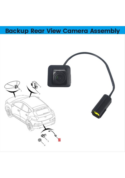 Araba Yedekleme Arka Görünüm Kamera Montajı 7088005500 Geely Emgrand Gs 2016-2020 Park Yardımı Ters Kamera 70880-05500 (Yurt Dışından) fiyatları