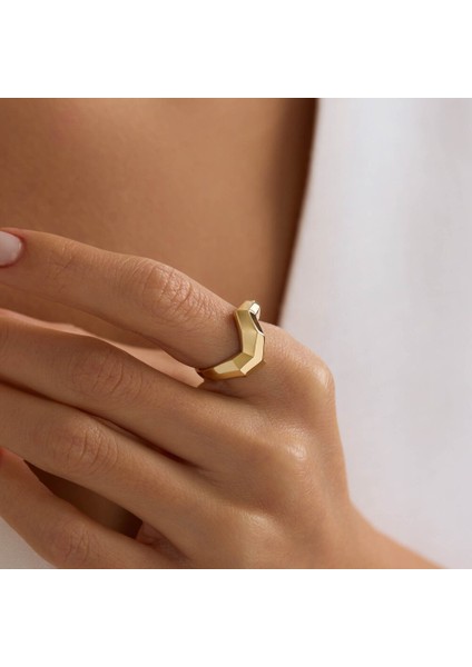 Nova Form 14 Ayar Altın Yüzük modelleri