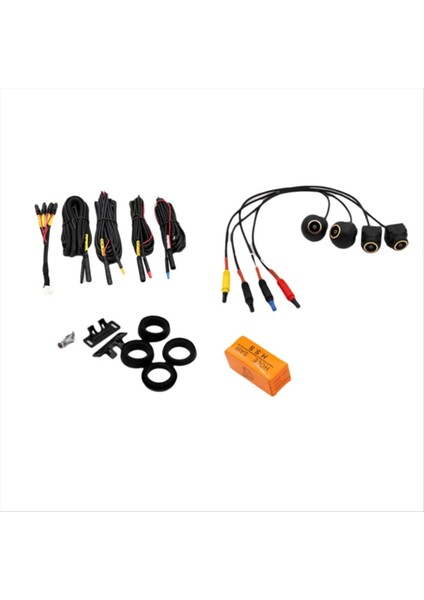 Araba 360 Derece Hd Surround Görünüm Kamerası Sağ+Sol+Ön Görünüm Kamera Sistemi Ana Çip 8536+2053+1005 (Yurt Dışından)