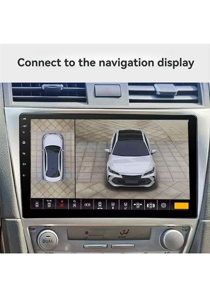 Araba 360 Derece Hd Surround Görünüm Kamerası Sağ+Sol+Ön Görünüm Kamera Sistemi Ana Çip 8536+2053+1005 (Yurt Dışından) indirimleri