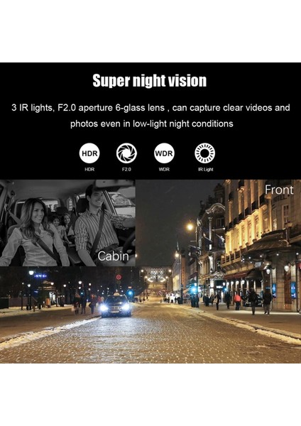 4 Inç Dokunmatik Ekran Arabası Dvr 1080P Dash Cam Önde Kamera Gece Görme Döngü Kayıt G-Sensör (A) (Yurt Dışından) fırsatları