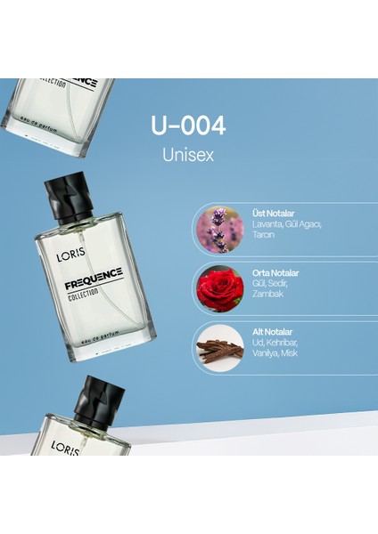 U-004 Frequence Unisex Parfüm 50 ml fiyatları