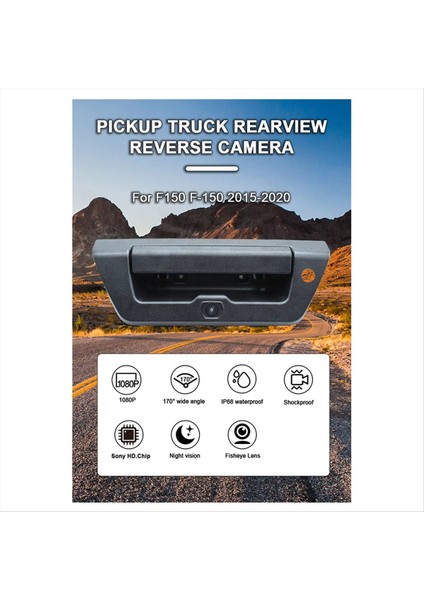 170 ° Ahd 1920 Araç Pikap Bagaj Tutağı Ford Raptor F-150 F250 F350 2015-2020 720P Için Arka Görünüm Kamerası (Yurt Dışından) fırsatları