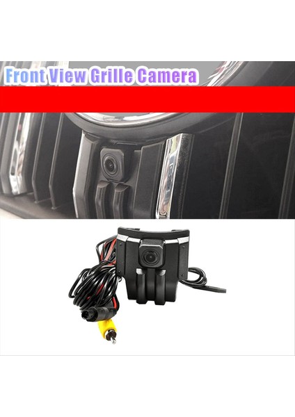 Toyota Land Cruiser Prado Için Araba Ön Görünüm Kamerası 150 J150 LC150 Zarifan 2018 Su Geçirmez Park Logosu Ön Kamera (Yurt Dışından) fırsatları