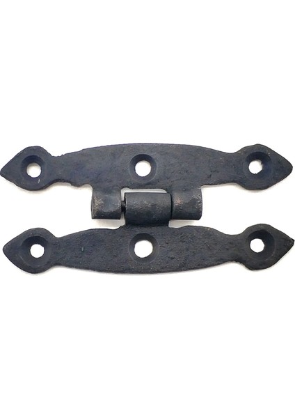 Antika Tarz Dekoratif Pirinç Dar Menteşe - 75X39 Mm, Oksit