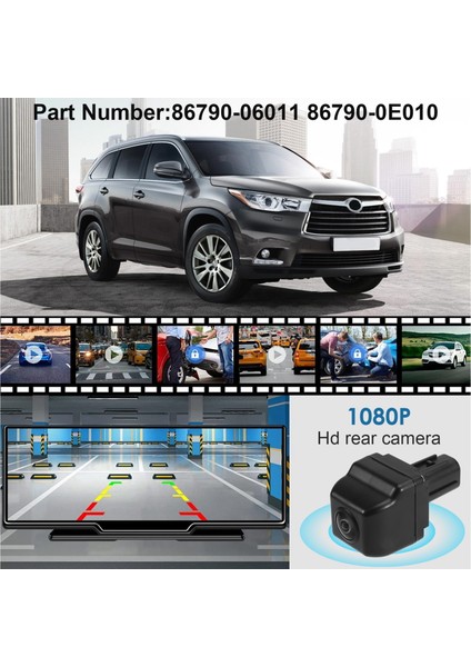 86790-06011 86790-0E010 Arka Görünüm Kamera Toyota Için Yardım Kamerası Camry Highlander 2006-2015 (Yurt Dışından) fırsatları