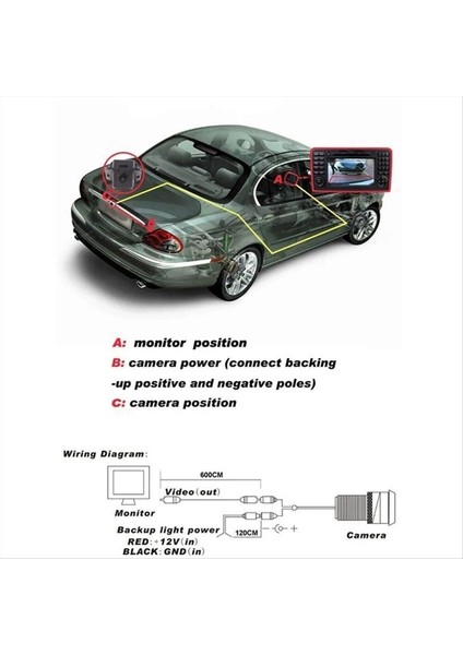 Mitsubishi L200 2008-2015 Için Araba Arka Görünüm Kamerası (Yurt Dışından)