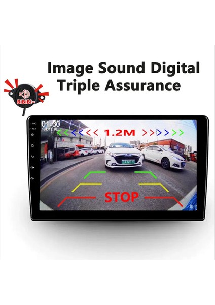 Hd Araba Arka Görünüm Kamerası 2 Içinde 1 Park Radar Dedektörü Sensörü Hd Gece Görme Altın Lens Ters Kamera Sesli (Yurt Dışından) fırsatları