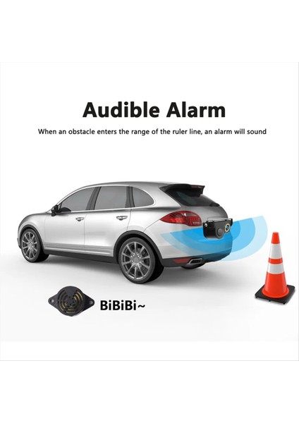 Hd Araba Arka Görünüm Kamerası 2 Içinde 1 Park Radar Dedektörü Sensörü Hd Gece Görme Altın Lens Ters Kamera Sesli (Yurt Dışından) indirimleri