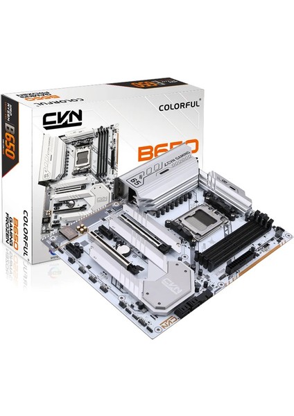 Cvn B650 Gamıng Frozen V14 Ddr5 7600MHZ Atx Gaming (Oyuncu) Anakart
