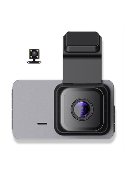 Araba Dashcam Dvr Wifi+Gps Video Kaydedi Kamerası Hd Çift Dashcam Ön ve Arka 24 Saat Park Monitörü ve Kayıt (Yurt Dışından)