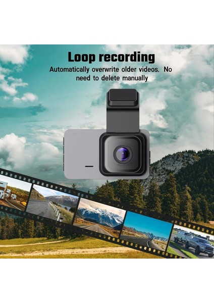 Araba Dashcam Dvr Wifi+Gps Video Kaydedi Kamerası Hd Çift Dashcam Ön ve Arka 24 Saat Park Monitörü ve Kayıt (Yurt Dışından) fiyatları