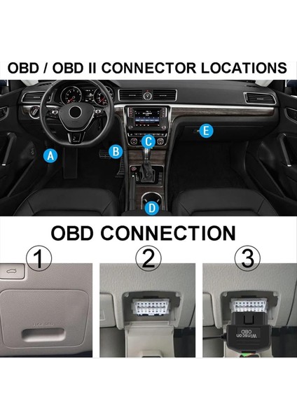 Dash Cam Obd Hardwire Kit Dash Camera USB Tip C Hardwire Kiti Dashcam 12-24V Ila 5V/3A Için Obd Güç Kablosu (Yurt Dışından) modelleri