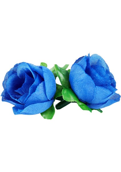 50 Yapay Gül 3 cm Boyunda Düğün Dekorasyonu Lacivert ve 50X Sarı Kumaş Ipek Yapay Gül Çiçek Kafaları (Yurt Dışından) fırsatları