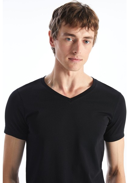 Yeni Sezon V Yaka Kısa Kollu Erkek Atlet modelleri