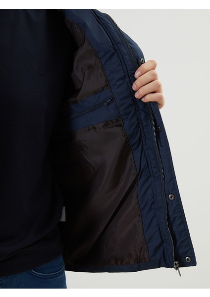 Yeni Sezon Standart Kalıp Dik Yaka Erkek Şişme Mont fırsatları