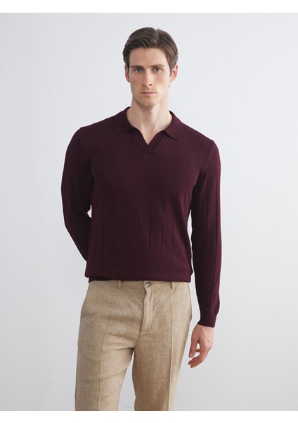 Yeni Sezon Polo Yaka Erkek Triko Kazak