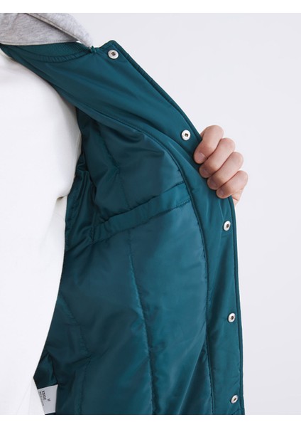 Yeni Sezon Standart Kalıp Kolej Yaka Erkek Bomber Mont fırsatları