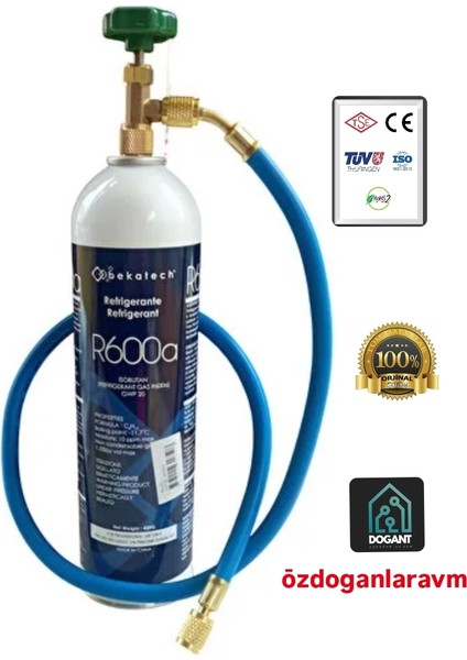 Soğutucu Buzdolabı Gazı +Hortum +Vana