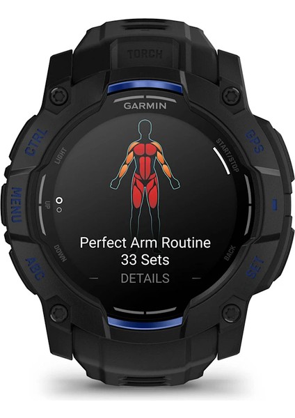 Instinct 3 - 50 mm Amoled - Siyah Mavi fiyatları