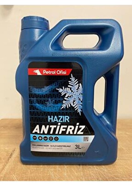 Hazır Antifriz -40°C Donma Karşıtı 3 Lt Mavi Renkli Motor Koruma modelleri