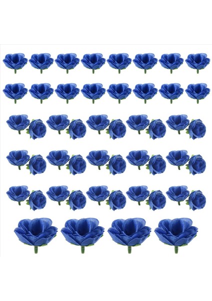 50 Yapay Gül 3 cm Boyunda Düğün Dekorasyonu Lacivert (Yurt Dışından) modelleri