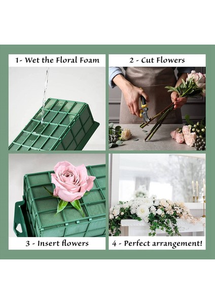 6 Paket Çiçek Köpük Kafesi Çiçek Aranjmanları Için Kuru ve Islak Çiçek Köpük Taze Yapay Çiçekler Çiçekçi Köpük (Yurt Dışından) fırsatları