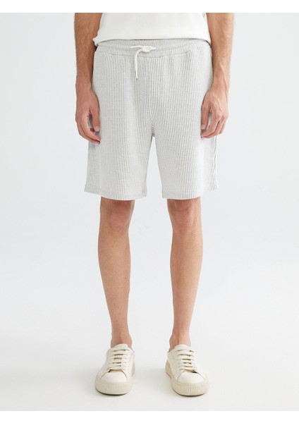 Yeni Sezon Standart Kalıp Çizgili Erkek Şort fiyatları