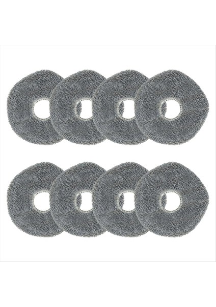 8pcs Yedek Parçalar Eufy X9PRO Için Paspas Bezi Süpürme Robot Vakum Zemin Dragram Temiz Bez Yıkama Bezi Pedi (Yurt Dışından)