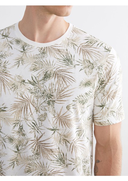 Yeni Sezon Bisiklet Yaka Çiçekli Erkek Tişört fırsatları