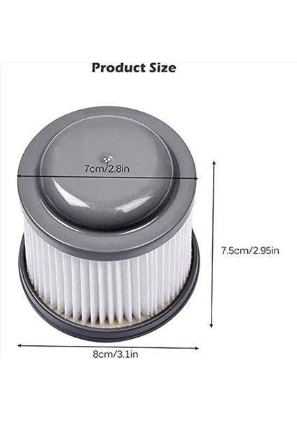 PVF110 Black &amp Decker Için Yedek Filtreler BDH2000PL Pivot Vakum 8 Paket (Yurt Dışından) fırsatları