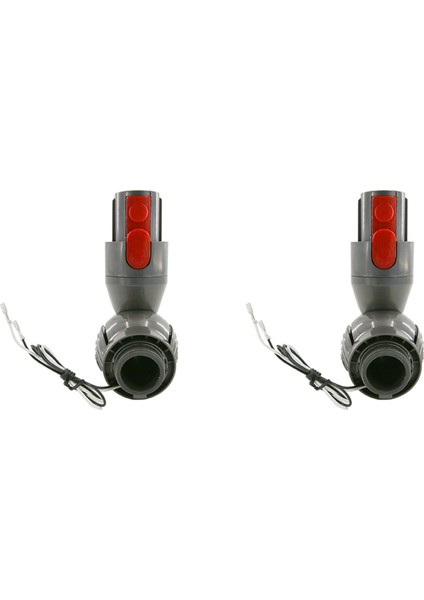 2x Elektrikli Süpürge Doğrudan Kafası Bağlantı Kafası Dyson V8 V10 Zemin Fırçası Değiştir Konektör (Yurt Dışından)