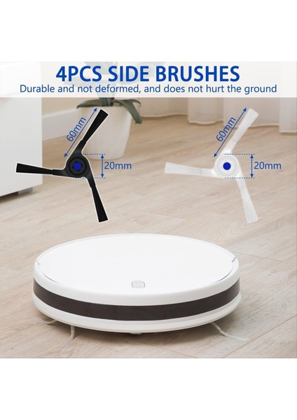 Ecovacs Deebot X2 Omnı /x2 Pro /x2 Vakum Süpürgeleri Vakum Süpürge Torbaları Mendiller Yan Fırçalar (Yurt Dışından) fırsatları