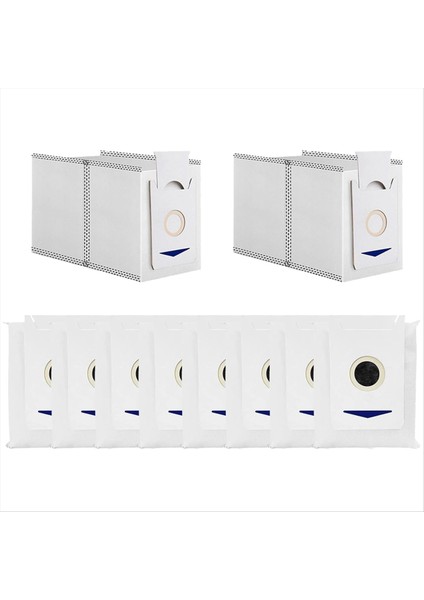 Ecovacs Deebot T30 Omni T30 Pro Max Vakum Süpürge Çantaları Için 10 Paket Yedek Toz Torbası (Yurt Dışından)