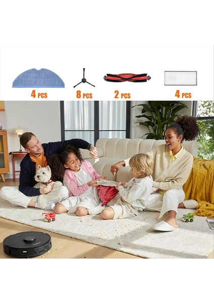 Roborock S7 S7+ Plus S7 Maxv Plus Aksesuar Kiti Ana Kıl Fırça Silindirler Paspas Bezi Bezi Için Yedek Parçalar (Yurt Dışından) fırsatları