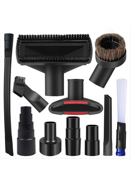 11PCS Evrensel Vakum Tıklatma Kiti Islak Kuru Plastik Vakum Hortum Adaptörü 1-1/4inch Vakum Süpürgeleri Aksesuarlar (Yurt Dışından)