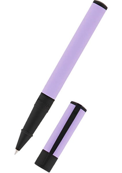 D-Initial Lila & Siyah Rollerball Kalem 262001