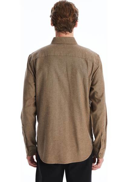 Yeni Sezon Regular Fit Uzun Kollu Gabardin Erkek Gömlek indirimleri