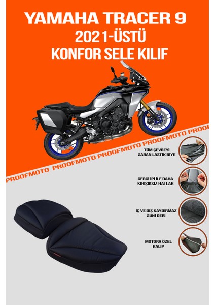 Yamaha Tracer 9 (2021 - Üstü) Konfor Sele Kılıf