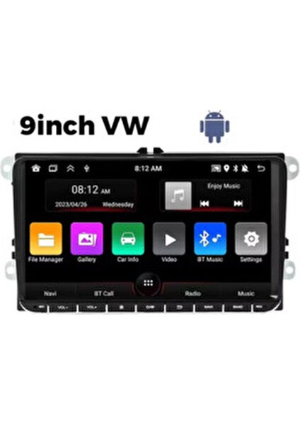 Kıngwınn Volkswagen Android Multimedya Sistemi 2/32GB Yüksek Ekran Kalitesi