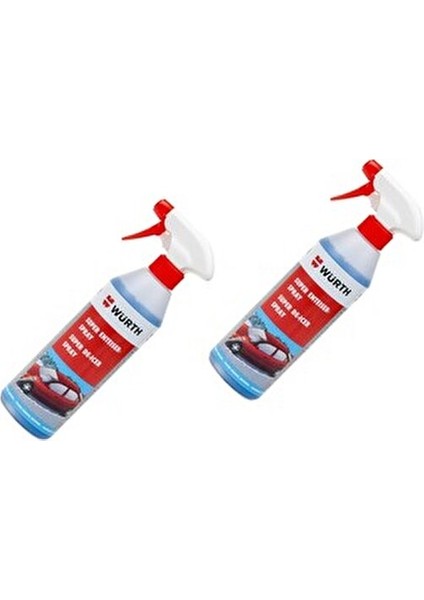 Buz Çözücü Sprey 500 ml Mavi Renkle Buz ve Kırağıyı Kolayca Temizler 2 Adet fiyatları