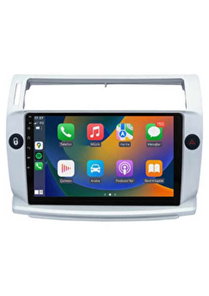 Citroen C4 Android Multimedya Sistemi 9 İnç HD IPS Ekran 2GB RAM 32GB Depolama fırsatları
