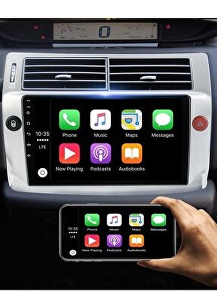 Citroen C4 Android Multimedya Sistemi 9 İnç HD IPS Ekran 2GB RAM 32GB Depolama